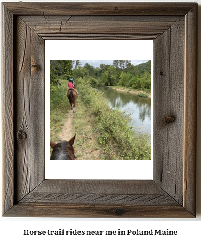 horse trail rides near me in Poland, Maine